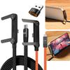 Foldable Charging Cable With Integrated Stand Fast Charging Cable Phone Tablet 111W Ultra-Fast Data Cable Phone Holder