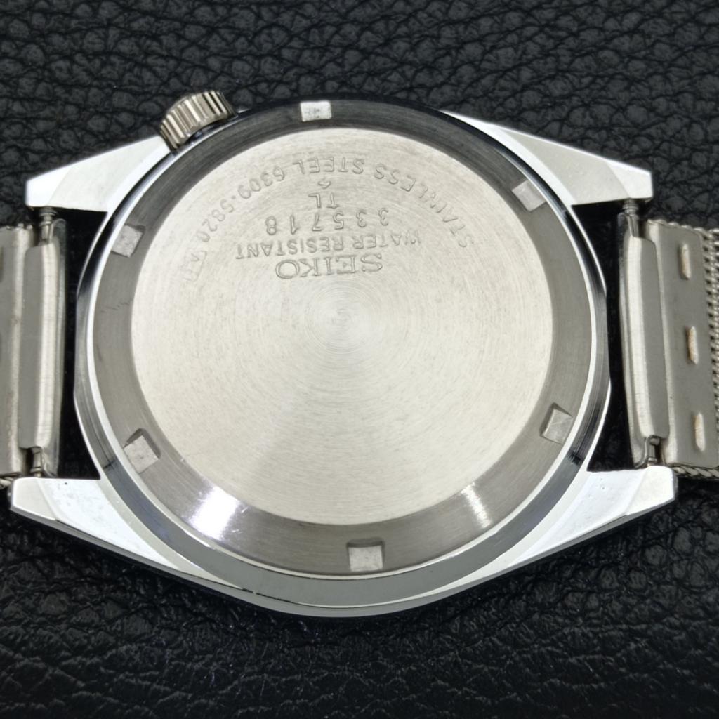 REFURBISHED AUTOMATIC SEIKO 5 MENS WATCH JAPAN MADE GREEN DIAL CUSTOM A440107-2 QV90-a440107