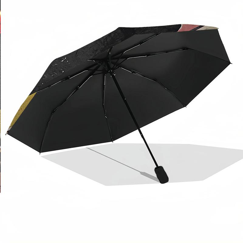 Impression Nirvana 8 ?Parapluie Pliant Léger Résistant au Vent à Bâtons Automatique Pour Voyages en Plein Air