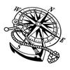 Car Sticker Creative Compass Anchor Waterproof Vinyl Decal For RV Car Truck Caravan Motorhome Exterior Styling Decor Accessories