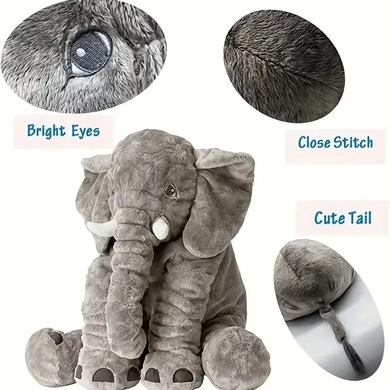 1 buc elefant design animal de companie scrâșnire dinți jucărie de pluș durabilă jucărie de mestecat pentru câini interactivi aprovizionare