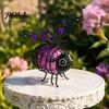 Decorative Solar Powered Lights Hanging Bee Lights, Metal Bouncy Spring Ornaments, Weatherproof Garden Lamps IP65 Waterproof Fairy for Outdoor