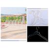 ABWR-10 Pcs Clear Acrylic Clothes Hanger With Gold Hook, Transparent Shirts Dress Hanger With Notches For Lady Kids L