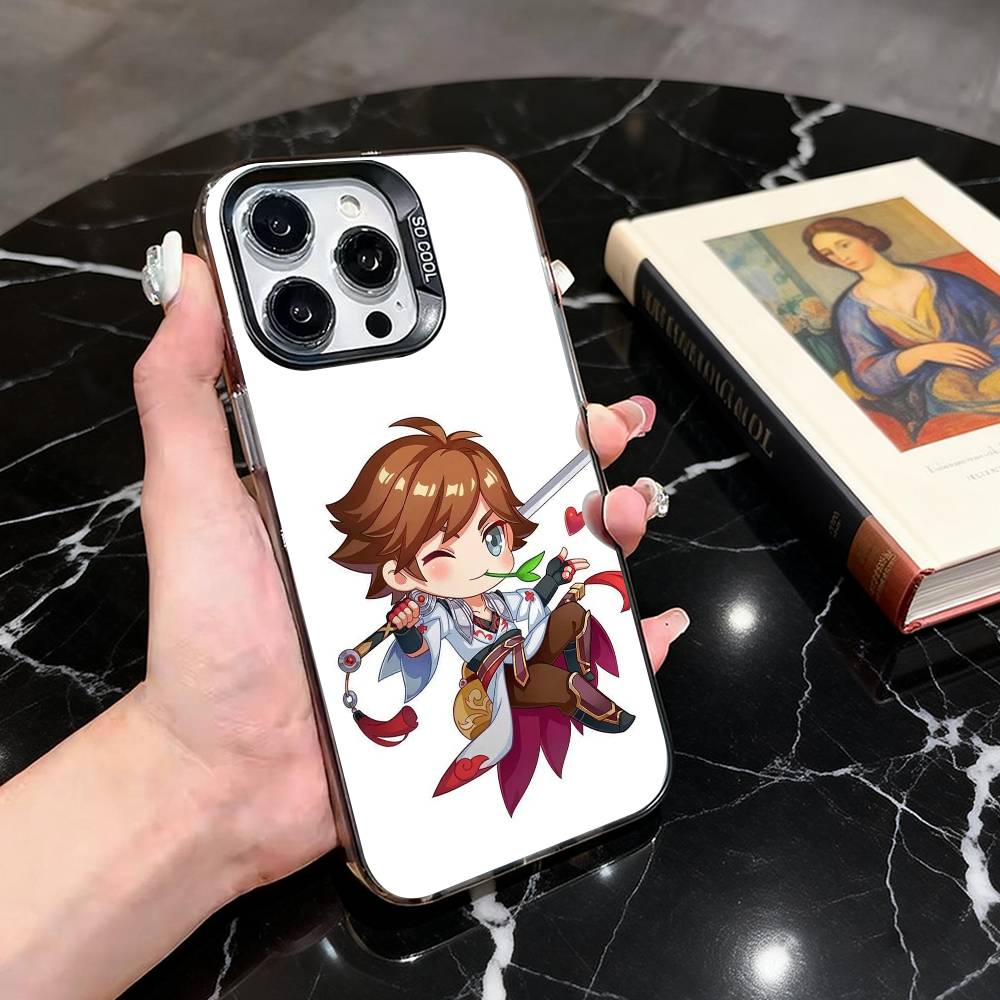 H-Honor of K-Kings Li Bai-es  Phone Case For iPhone 17,16,15,14,13,12,11 Plus,Pro Max,XS,Colorful Silver Black Cover