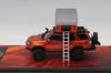 FREESTYLE Gaincorp Products Scale Toyota 4Runner Widebody Overland DiecastTalk Custom Inferno Orange Finished Model 1/64 (clean) DTG0018-OR