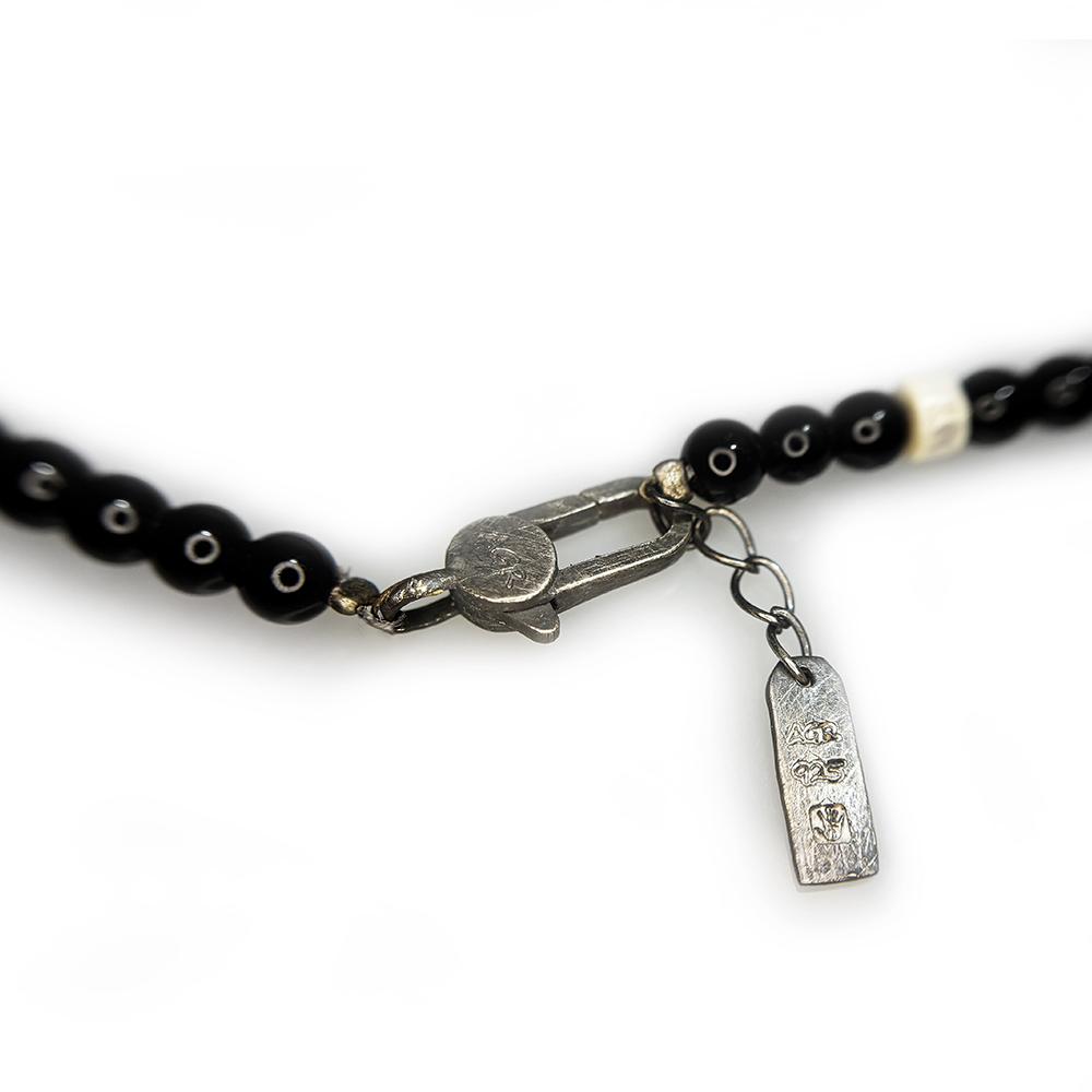 Agroundring Onyx Bead Necklace (Agate)