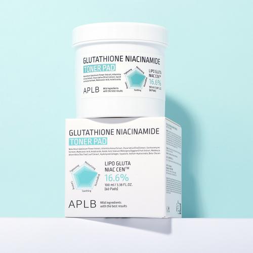 APLB Glutathione Niacinamide Toner Pad