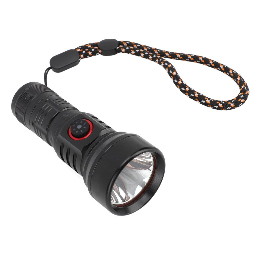 LED Mini Flashlight Aluminum Alloy 1000LM 5 Modes USB Rechargeable Portable Super Bright White Light Flashlight for