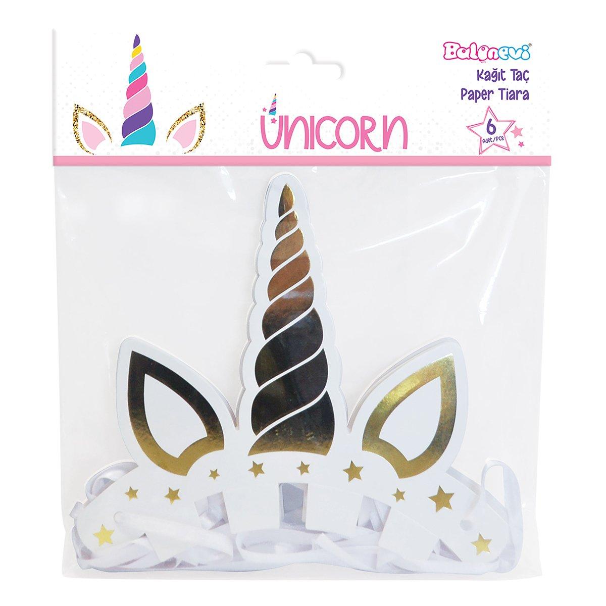 

TUN4008 Unicorn, 6 шт. Бумажная корона / BMP1630TUN4008