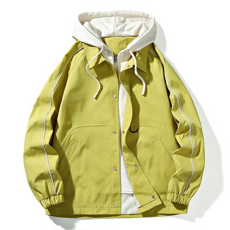 

Куртка куртка мужская новая повседневная корейский стиль трендовый бренд молодежная весна и осень все-в-одном рабочая куртка мужская повседневная 3XL