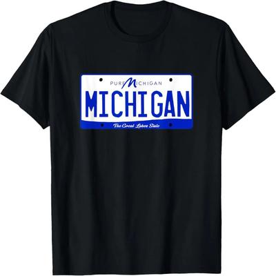 Michigan License Plate - Classic T-Shirt