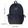Versatile Student Backpack with Ample Space for Daily School Life Japanese Solid Color Large Capacity Daypack School Bag