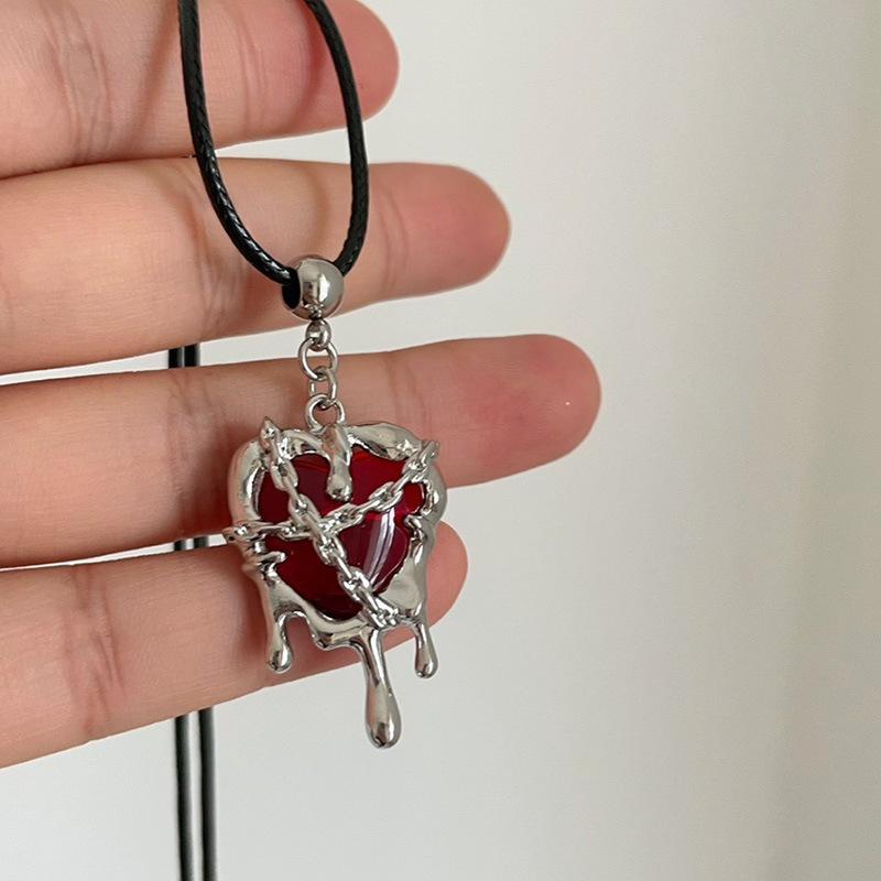 Fashion Lightning Pendant Necklace Ladies Stainless Steel Pendant Necklace Jewelry Party Wedding Gift