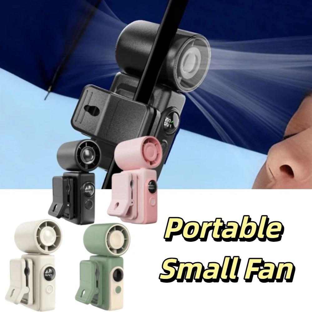 Turbo-Geschwindigkeit Persönliche Kühlventilatoren LED-Anzeige USB-wiederaufladbarer Lüfter Kühlender Mini-Ventilator Reise