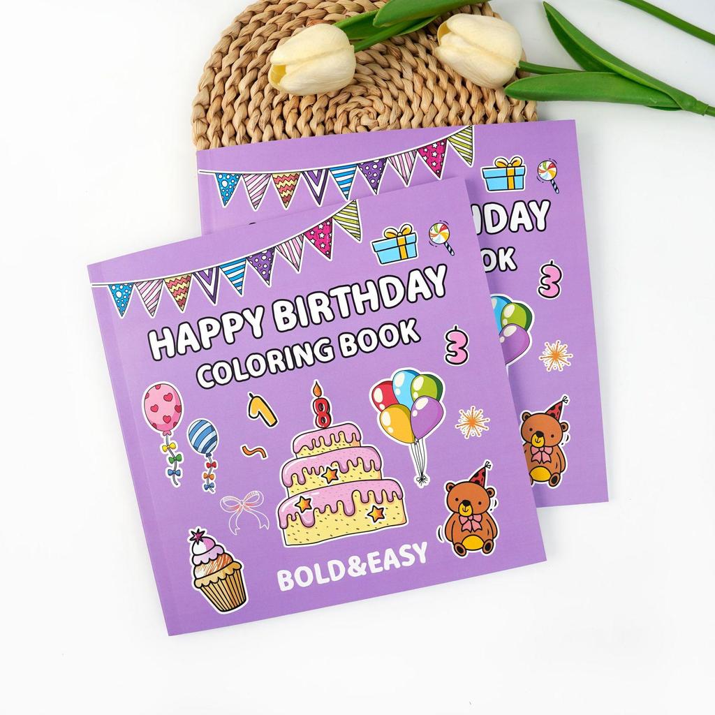 40 Pages Food Fruit Coloring Book Cartoon Doodles Creative Art Activity Kids Drawing Painting Toy