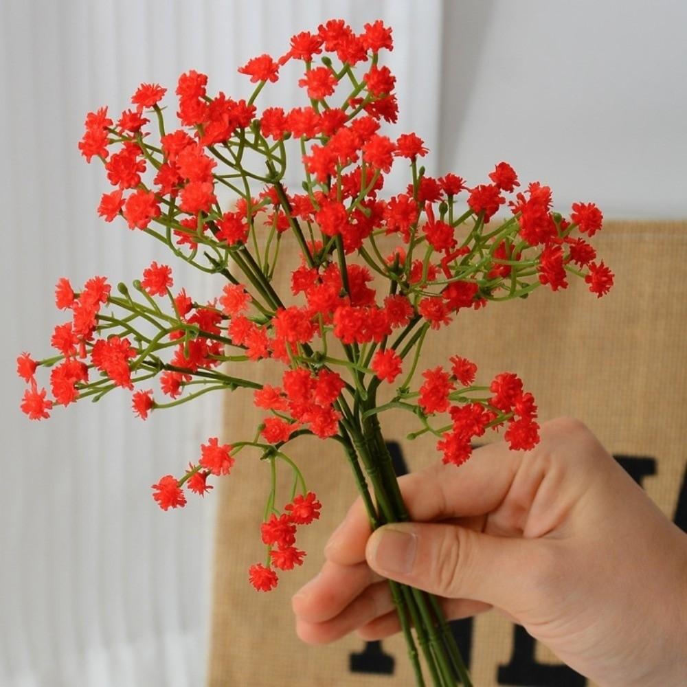 90Heads Artificial Flowers Bouquet 7 Colors 52cm Plastic Wedding Party Decorations Festival Supplies DIY Party Decoration