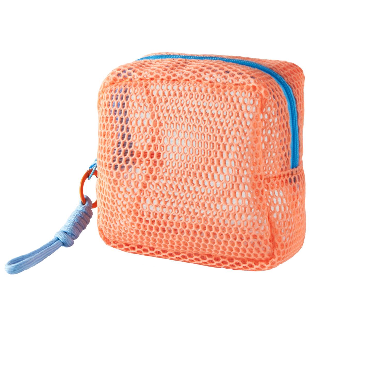 Large Capacity Mesh Makeup Bag Dopamine Mesh Fabric Tofu Bag Women s Mouth Red Envelope Mini Coin Purse