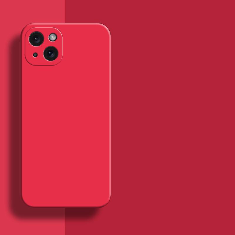 

Чехол для iPhone 15 Plus, чехол для Apple iPhone 15 Plus, 6,7-дюймовый оригинальный жидкий силиконовый резиновый противоударный бампер для iPhone 15 For iPhone 15 Plus красный