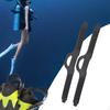 2 Fin Strap Parts with Quick Release Clips for Snorkeling Activities