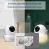 Babysense Monitor Video pentru Bebeluși cu Ecran Split de 4,3 și Două Camere