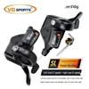 VG Sports Mountain Bike Shifter and Derailleur Set: 8-11 Speed, Aluminum Alloy Body.