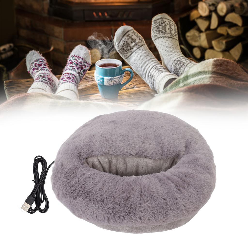 Foot Heater USB Powered Washable Soft Foot Warmer for Home Office 5V