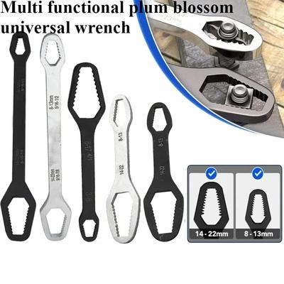 3-17mm8-22mm Universal-Torxschlüssel Einstellbare Multifunktionsschlüsselplatte Doppelkopf-Mehrzweck-Torxschlüssel Reparatur-Handwerkzeuge