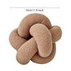 Skin Friendly Knotted Ball Throw Pillow Soft Chair Backrest Fashion Waist Support Cushion  Bedroom