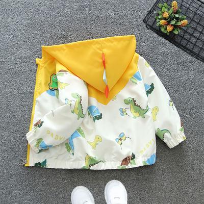Jungen Frühlingskleidung Kleine Dinosaurier Jacken Jungen Westernstil Kinder Frühling Mädchen Frühling und Herbst Modelle