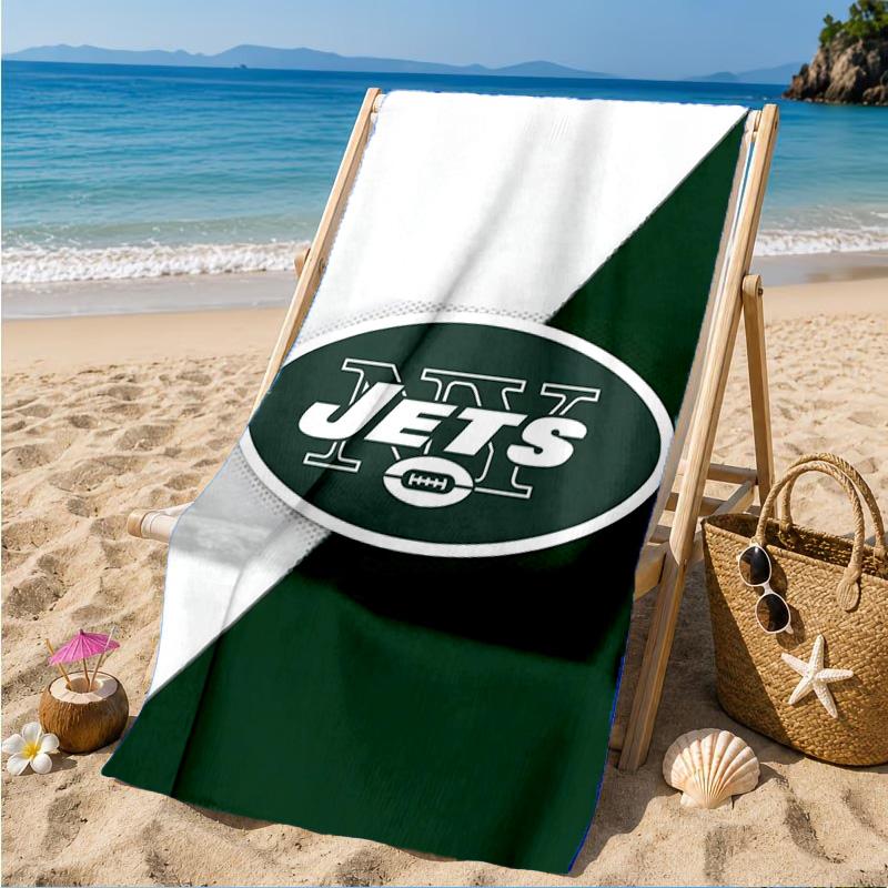 Jets Helmet Beach Towel, Microfiber Beach Towel, Perfect For Pool, Beach, Travel, Home Decor Beach Party Fan gifts