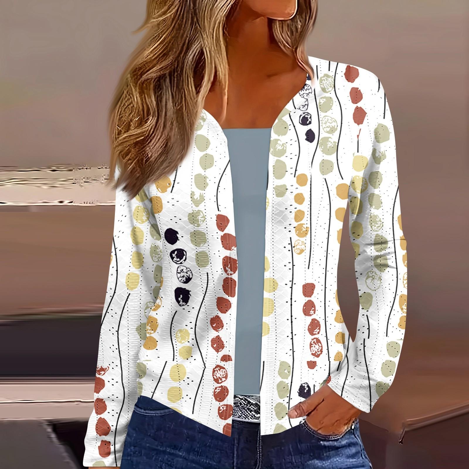 Женский топ с длинным рукавом и принтом — фото 6