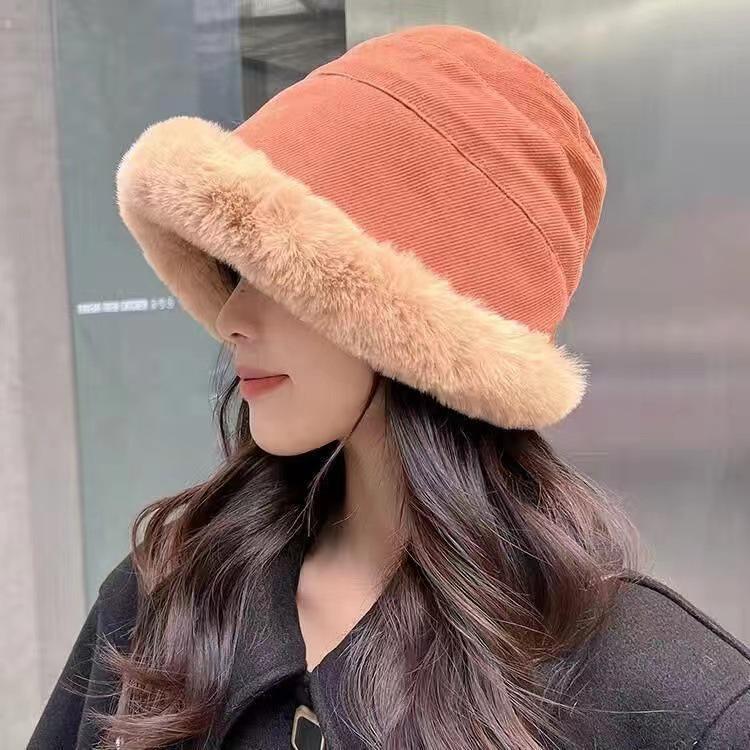 

Women s Mongolian Fur Hat: Large Head, Small Face Fit, Thick Warm Ear Protection, Ideal for Winter and Cycling