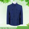 Traje de Verano Zhongshan: Chaqueta Estilo Militar de Abuelo para Hombres de Mediana Edad