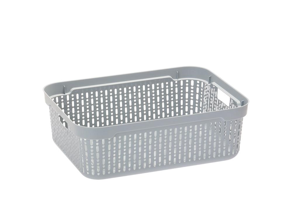 Koszyk Plastikowy Morsetta Xl Jasny Popiel -Jag