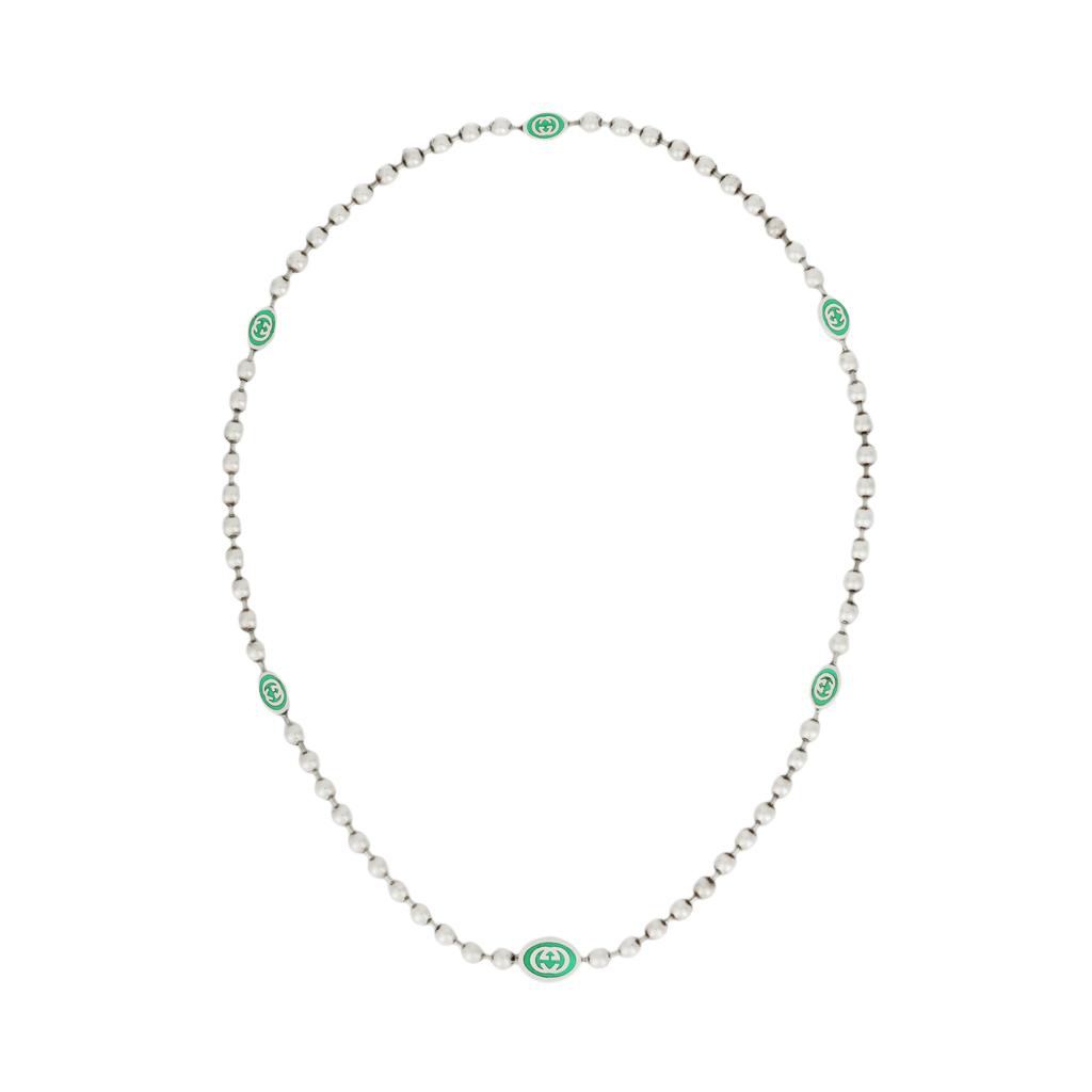 Gucci שרשרת גולות G משתלבות 701611-J8410-8414