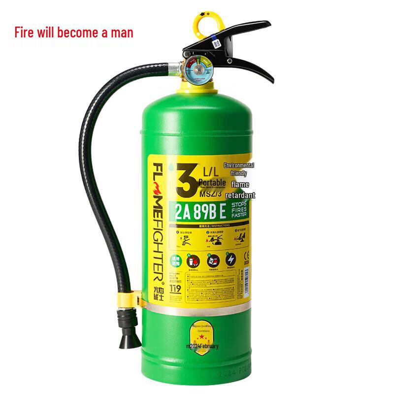 Flame Warrior 3L Water-Based Fire Extinguisher