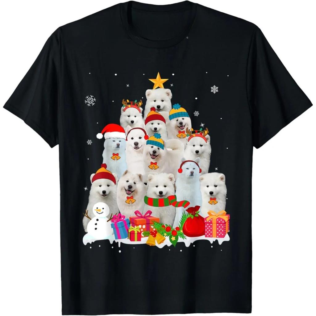 Samoyed Pocket Dog Puppy Pet Animal Lover T Shirts Men Humor Streetwear Tee Shirt Short Sleeve Unisex Loose Clothing