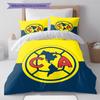 America Football Club Pattern Bedding,Quilt Set Quilt Cover Pillowcase Home Birthday Gift (1 * duvet cover + 2 * pillowcase, without core)