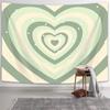 Cute Pink Heart Print Pattern Tapestry Home Bedroom Home Living Room Dormitory Wall Decor Background Cloth Tapestry