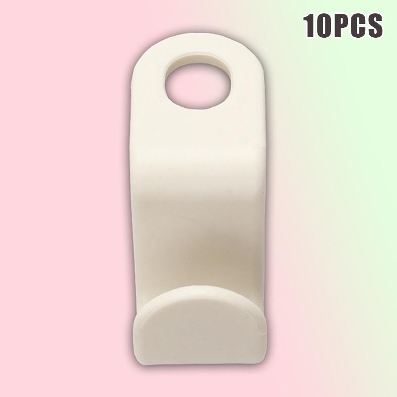 10 шт Крючок для соединения вешалок для одежды Домашний соединитель для вешалок Пряжка-соединитель Утолщенный пластик Штабелируемый крючок-соединитель для вешалок белый 507₽
