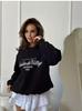 Women's Trendy Plus Velvet Letter Hoodie - Autumn/Winter, Couple Style, Versatile & Unique