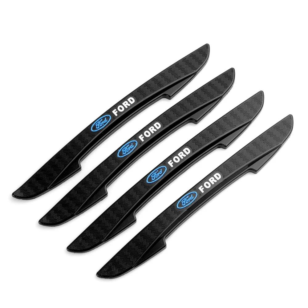 

Car Sticker 2026 For Ford 4pcs Rubber Car Door Edge Protector Sticker Anti Collision Anti-scratch Strips For Ford Mondeo Focus 2