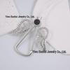 10mm Micro-Carved Angel Wing Projection Pendants - Custom Color Picture Christmas Ornaments