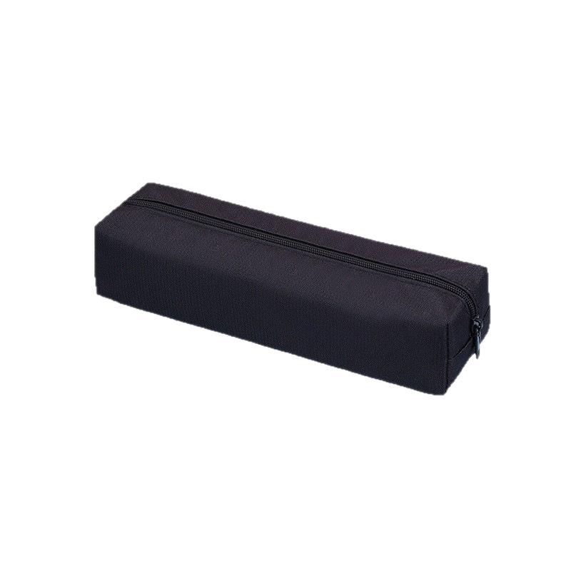 Large Capacity Fabric Pencil Case for School Supplies, Black