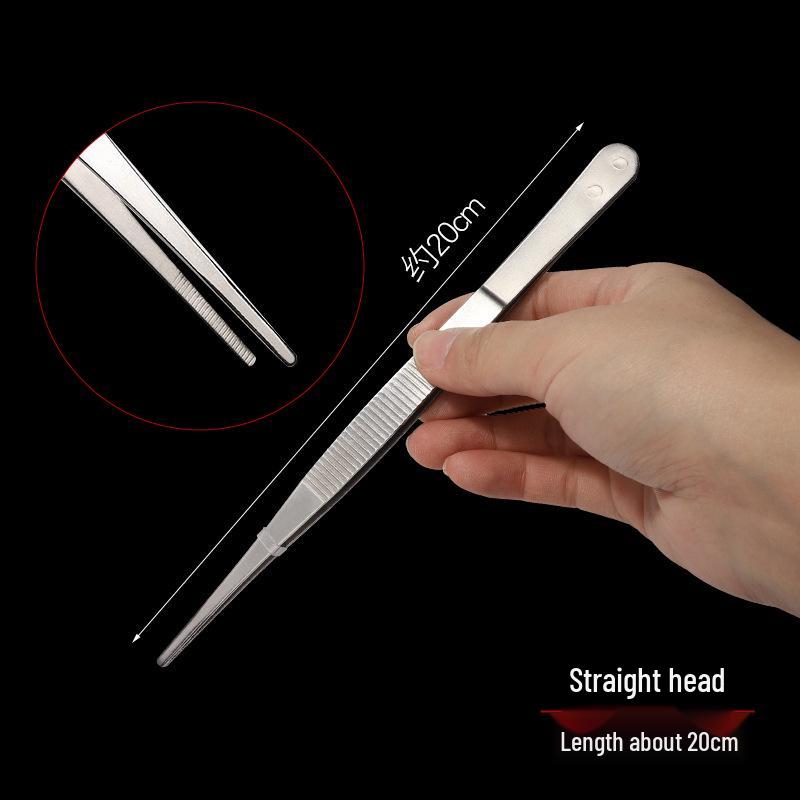 Non-slip Stainless Steel Tweezers for Gardening, Aquariums, and Succulents
