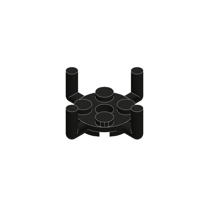 50pcs MOC parti 98284 piastra rotonda 2x2 mattoni compatibili fai da te Assmble blocchi di particelle bambino Puzzle cervello