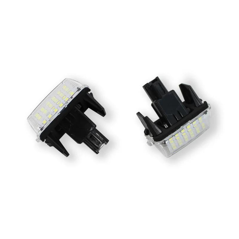 For Toyota Yaris Camry Highlander Prius C Avalon LED License Number Plate Lights Lamp White Light 12V 6000K Toyota Accessories
