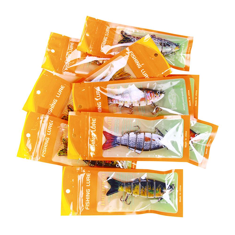 HENGJIA 10cm 18g Multi-Section Sinking Bionic Lure - 6-Section Fish Bait Model