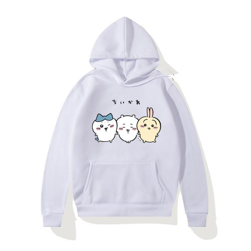 Anime manga Kawaii Chiikawa print hoodie for men and women