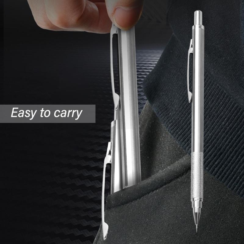 Automatic Center Hole Punch with Adjustable One Handed Spring Heavy Duty Automatic Center Punch for Metal Wood Glass